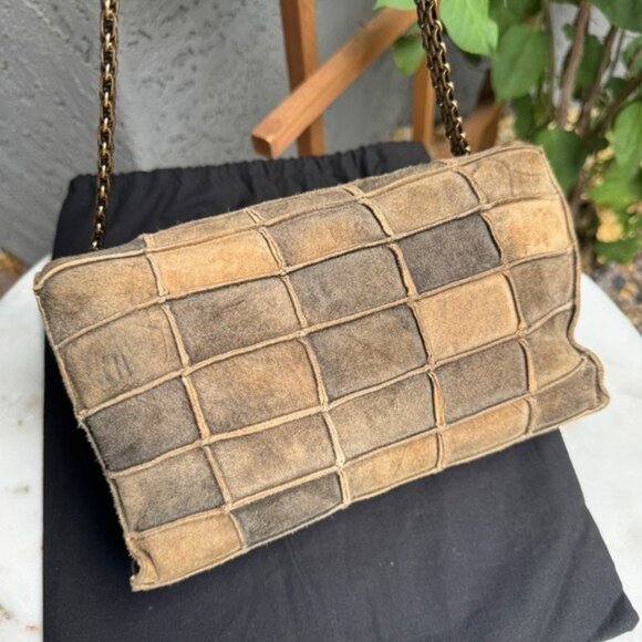 Chanel Suede Patchwork Reissue 225 Single Flap Shoulder Bag - Picture 6 of 16